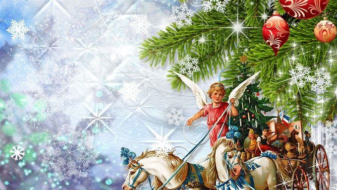 Mitt julkort till er med önskan om en riktigt god jul med era vakande änglar!